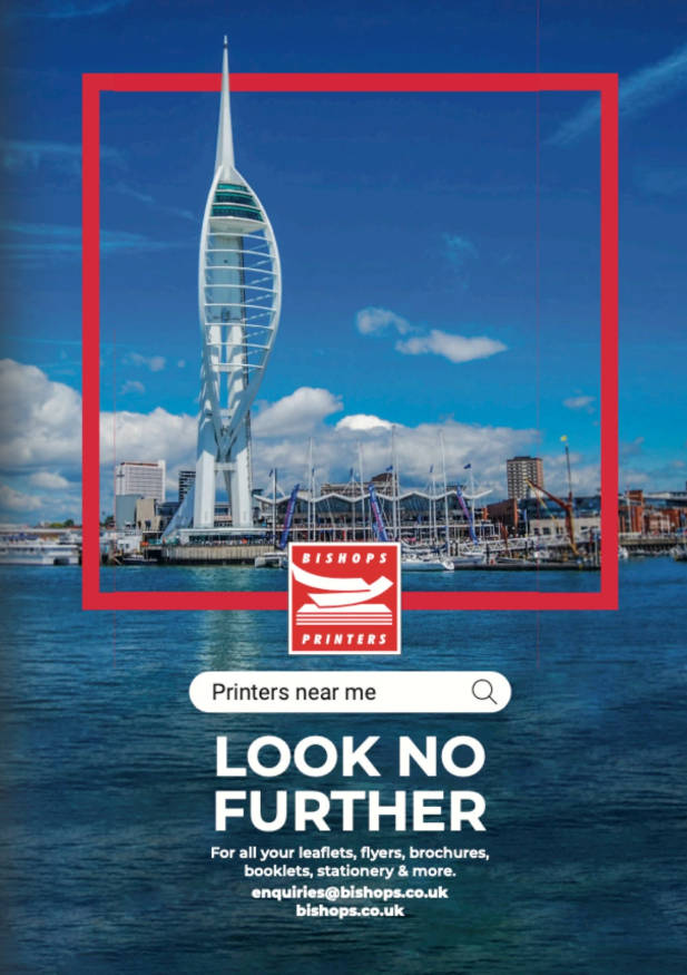 Bishops Printers advertisement 2025