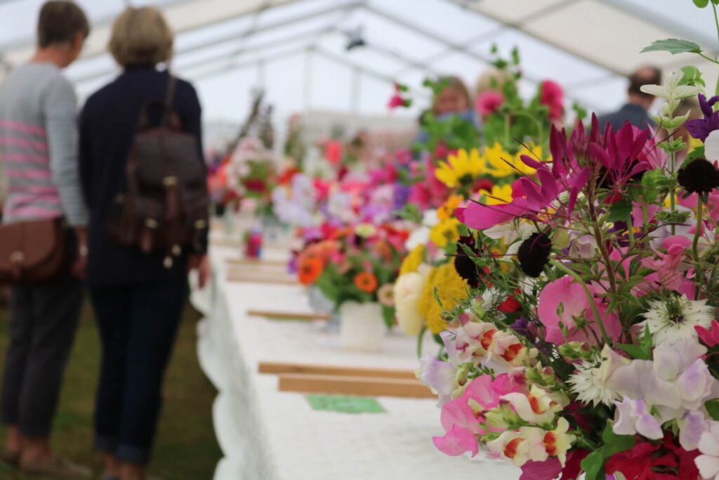 Horticultral show floral displays