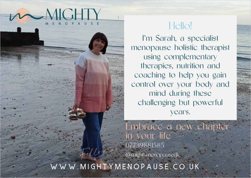 Mighty Menopause advertisement 2026